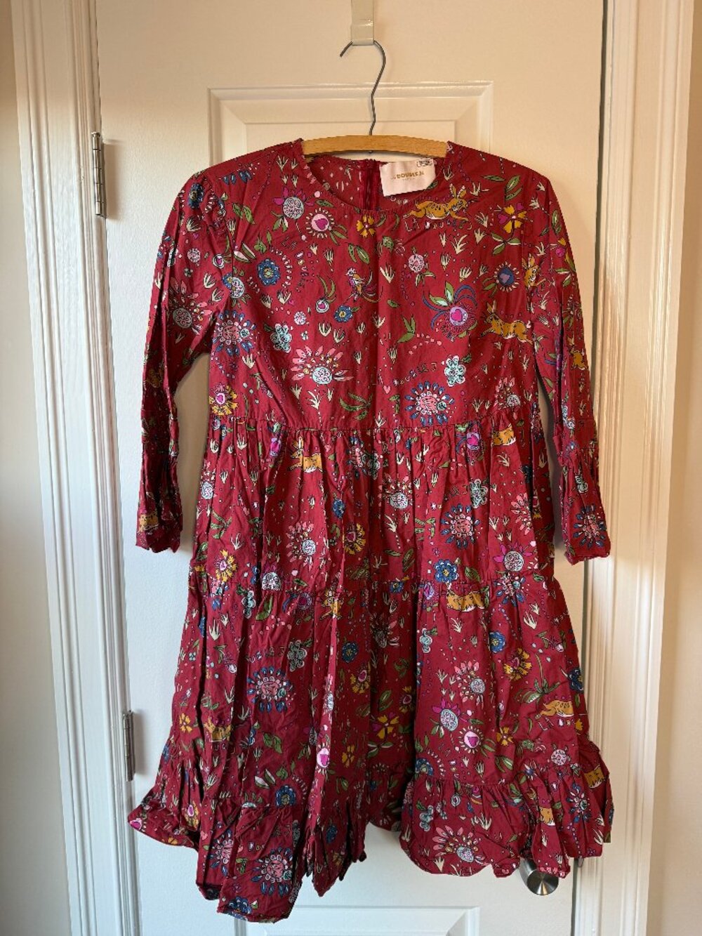 La DoubleJ Bambi Dress in Cotton Poplin - Made in Italy - Size M